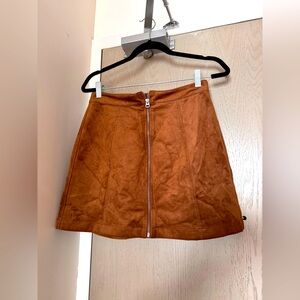 Wilfred free faux suede mini skirt